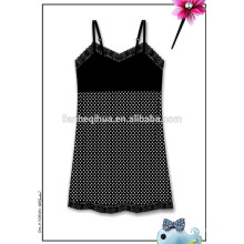 girl knitted seamless printed dress,fashion design seamless nighty dress